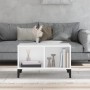 Mesa de centro madera contrachapada blanco 60x50x36,5 cm de vidaXL, Mesas de centro - Ref: Foro24-821036, Precio: 55,09 €, De...