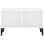 Mesa de centro madera contrachapada blanco 60x50x36,5 cm de vidaXL, Mesas de centro - Ref: Foro24-821036, Precio: 54,40 €, De...