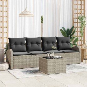 Conjunto de sofá de jardín Gris claro 55 x 55 x 37 cm en Sofás de exterior | Comprar online en Foru.es