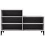 Mueble zapatero madera contrachapada gris Sonoma 102x36x60 cm de vidaXL, Zapateros y organizadores de calzado - Ref: Foro24-8...