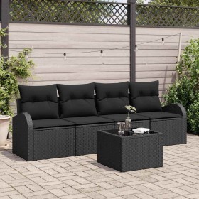 Conjunto de sofá de jardín Manual Negro 55 x 55 x 37 cm en Sofás de exterior | Comprar online en Foru.es