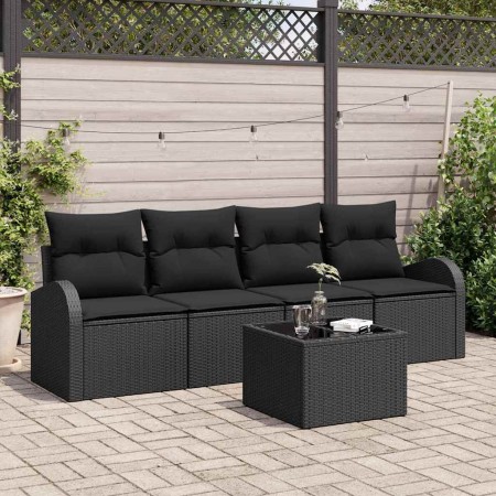 Conjunto de sofá de jardín Manual Negro 55 x 55 x 37 cm en Sofás de exterior | Comprar online en Foru.es