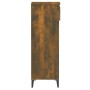 Zapatero madera contrachapada roble ahumado 40x36x105 cm de vidaXL, Zapateros y organizadores de calzado - Ref: Foro24-819785...