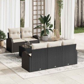 Conjunto de sofá de jardín Negro 55 x 55 x 37 cm en Sofás de exterior | Comprar online en Foru.es