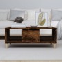 Mesa de centro madera contrachapada roble ahumado 90x50x36,5 cm de vidaXL, Mesas de centro - Ref: Foro24-821065, Precio: 48,4...