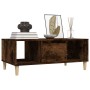 Mesa de centro madera contrachapada roble ahumado 90x50x36,5 cm de vidaXL, Mesas de centro - Ref: Foro24-821065, Precio: 48,4...