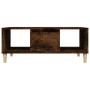 Mesa de centro madera contrachapada roble ahumado 90x50x36,5 cm de vidaXL, Mesas de centro - Ref: Foro24-821065, Precio: 48,4...
