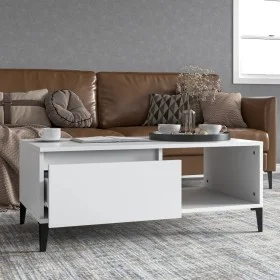 White plywood coffee table 90x50x36.5 cm by vidaXL, Coffee table - Ref: Foro24-821052, Price: 49,51 €, Discount: %