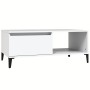 Mesa de centro madera contrachapada blanco 90x50x36,5 cm de vidaXL, Mesas de centro - Ref: Foro24-821052, Precio: 49,94 €, De...