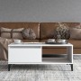 Mesa de centro madera contrachapada blanco 90x50x36,5 cm de vidaXL, Mesas de centro - Ref: Foro24-821052, Precio: 49,94 €, De...