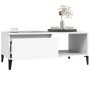 Mesa de centro madera contrachapada blanco 90x50x36,5 cm de vidaXL, Mesas de centro - Ref: Foro24-821052, Precio: 49,94 €, De...