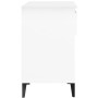 Mueble zapatero madera contrachapada blanco 70x36x60 cm de vidaXL, Zapateros y organizadores de calzado - Ref: Foro24-819764,...