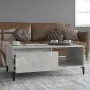 Mesa de centro madera contrachapada gris hormigón 90x50x36,5 cm de vidaXL, Mesas de centro - Ref: Foro24-821056, Precio: 70,0...