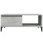 Mesa de centro madera contrachapada gris hormigón 90x50x36,5 cm de vidaXL, Mesas de centro - Ref: Foro24-821056, Precio: 70,0...