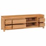 Mueble de TV de madera maciza de acacia 115x30x40 cm en Muebles TV | Comprar online en Foru.es