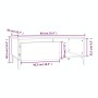 Mesa de centro madera contrachapada gris hormigón 90x50x36,5 cm de vidaXL, Mesas de centro - Ref: Foro24-821056, Precio: 70,8...