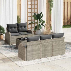 Conjunto de sofá de jardín Gris claro 55 x 55 x 37 cm en Sofás de exterior | Comprar online en Foru.es
