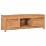 Mueble de TV madera maciza de teca 100x30x35 cm en Muebles TV | Comprar online en Foru.es