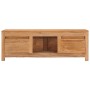 Mueble de TV madera maciza de teca 100x30x35 cm en Muebles TV | Comprar online en Foru.es