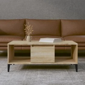 Sonoma oak plywood coffee table 90x50x36.5 cm by vidaXL, Coffee table - Ref: Foro24-821071, Price: 72,91 €, Discount: %