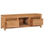 Mueble de TV madera maciza de teca 100x30x35 cm en Muebles TV | Comprar online en Foru.es