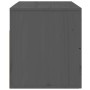 Mesita de noche de pared gris 50x36x40 cm de vidaXL, Taquillas y armarios de almacenamiento - Ref: Foro24-820980, Precio: 47,...