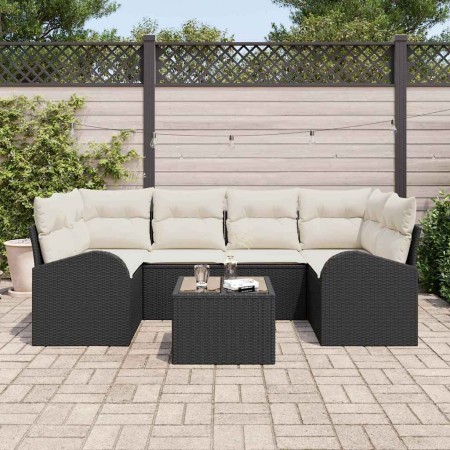 Conjunto de sofá de jardín Negro 55 x 55 x 37 cm en Sofás de exterior | Comprar online en Foru.es