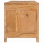 Mueble de TV de madera de teca maciza 115x30x35 cm en Muebles TV | Comprar online en Foru.es