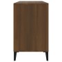 Mueble zapatero madera contrachapada roble marrón 102x36x60 cm de vidaXL, Zapateros y organizadores de calzado - Ref: Foro24-...