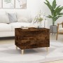 Mesa de centro madera contrachapada roble ahumado 60x44,5x45 cm de vidaXL, Mesas de centro - Ref: Foro24-819569, Precio: 64,1...