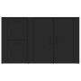 Aparador de madera contrachapada negro 100x33x59,5 cm de vidaXL, Aparadores - Ref: Foro24-820997, Precio: 109,15 €, Descuento: %
