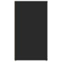 Aparador de madera contrachapada negro 100x33x59,5 cm de vidaXL, Aparadores - Ref: Foro24-820997, Precio: 109,15 €, Descuento: %