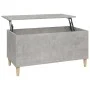 Mesa de centro madera contrachapada gris hormigón 90x44,5x45 cm de vidaXL, Mesas de centro - Ref: Foro24-819584, Precio: 62,9...