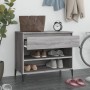 Mueble zapatero madera contrachapada gris Sonoma 70x36x60 cm de vidaXL, Zapateros y organizadores de calzado - Ref: Foro24-81...