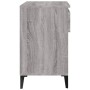Mueble zapatero madera contrachapada gris Sonoma 70x36x60 cm de vidaXL, Zapateros y organizadores de calzado - Ref: Foro24-81...