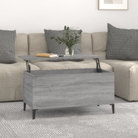 Mesa de centro madera contrachapada gris Sonoma 90x44,5x45 cm de vidaXL, Mesas de centro - Ref: Foro24-819594, Precio: 70,33 ...