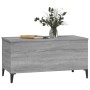 Mesa de centro madera contrachapada gris Sonoma 90x44,5x45 cm de vidaXL, Mesas de centro - Ref: Foro24-819594, Precio: 70,33 ...