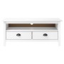 Mueble de TV Hill madera maciza de pino blanco 110x40x47 cm en Muebles TV | Comprar online en Foru.es