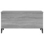 Mesa de centro madera contrachapada gris Sonoma 90x44,5x45 cm de vidaXL, Mesas de centro - Ref: Foro24-819594, Precio: 70,33 ...