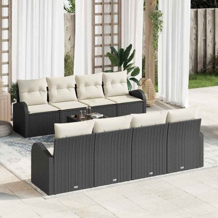 Conjunto de sofá de jardín Negro 55 x 55 x 37 cm en Sofás de exterior | Comprar online en Foru.es