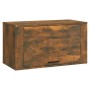 Mueble zapatero pared madera pino roble ahumado 70x35x38 cm de vidaXL, Zapateros y organizadores de calzado - Ref: Foro24-821...