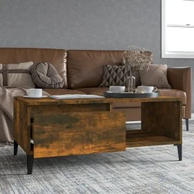 Smoked oak plywood coffee table 90x50x36.5 cm by vidaXL, Coffee table - Ref: Foro24-821057, Price: 50,03 €, Discount: %