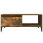 Mesa de centro madera contrachapada roble ahumado 90x50x36,5 cm de vidaXL, Mesas de centro - Ref: Foro24-821057, Precio: 50,4...