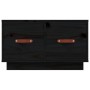 Mesa de centro de madera maciza de pino negro 60x53x35 cm de vidaXL, Mesas de centro - Ref: Foro24-820970, Precio: 68,35 €, D...
