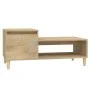 Mesa de centro madera contrachapada roble Sonoma 100x50x45 cm de vidaXL, Mesas de centro - Ref: Foro24-821127, Precio: 52,79 ...