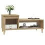 Mesa de centro madera contrachapada roble Sonoma 100x50x45 cm de vidaXL, Mesas de centro - Ref: Foro24-821127, Precio: 52,79 ...