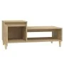 Mesa de centro madera contrachapada roble Sonoma 100x50x45 cm de vidaXL, Mesas de centro - Ref: Foro24-821127, Precio: 52,79 ...