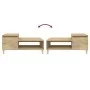 Mesa de centro madera contrachapada roble Sonoma 100x50x45 cm de vidaXL, Mesas de centro - Ref: Foro24-821127, Precio: 52,79 ...