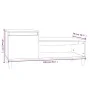 Mesa de centro madera contrachapada roble Sonoma 100x50x45 cm de vidaXL, Mesas de centro - Ref: Foro24-821127, Precio: 52,79 ...