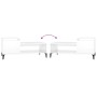 Mesa de centro madera contrachapada blanco brillo 100x50x45 cm de vidaXL, Mesas de centro - Ref: Foro24-821134, Precio: 49,21...